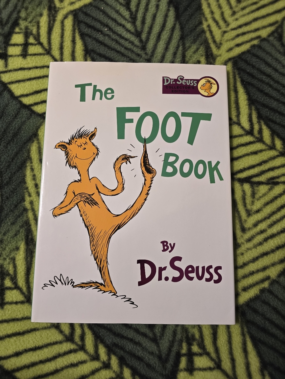 Dr. Seuss Orange and Green Foot Book One-Piece